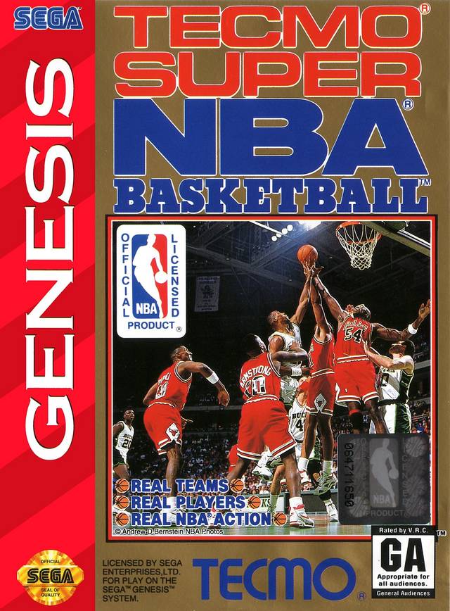 Tecmo Super NBA Basketball (Sega Genesis)