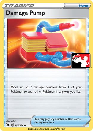 Damage Pump 156/196 - Prize Pack Series Cards Holofoil