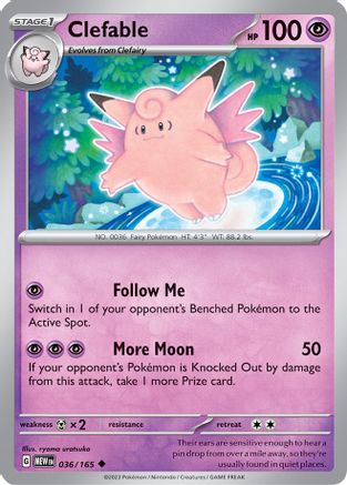 Clefable 036/165 - SV Scarlet & Violet 151