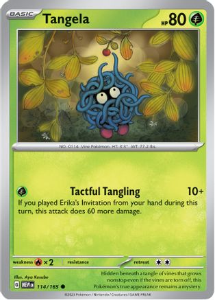 Tangela 114/165 - SV Scarlet & Violet 151 Reverse Holofoil