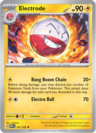 Electrode 101/165 - SV Scarlet & Violet 151 Reverse Holofoil