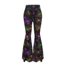 Leopard-print Hip-lifting Tight Leggings Straight-leg Bootcut Pants