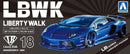 Aoshima: 1/24 LB-Works Liberty Walk Lamborghini Aventador (Ver. 2) Scale Model Kit #18