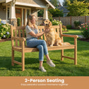 62inch Teak Outdoor Porch Bench 3