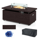 51-Inch Propane Fire Pit Table with 50,000 BTU Gas Burner