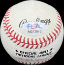 Marquis Grissom Signed MLB Baseball PSA