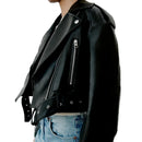 Bestselling Street-style Retro Turn-down Collar Loose Washed Jacket