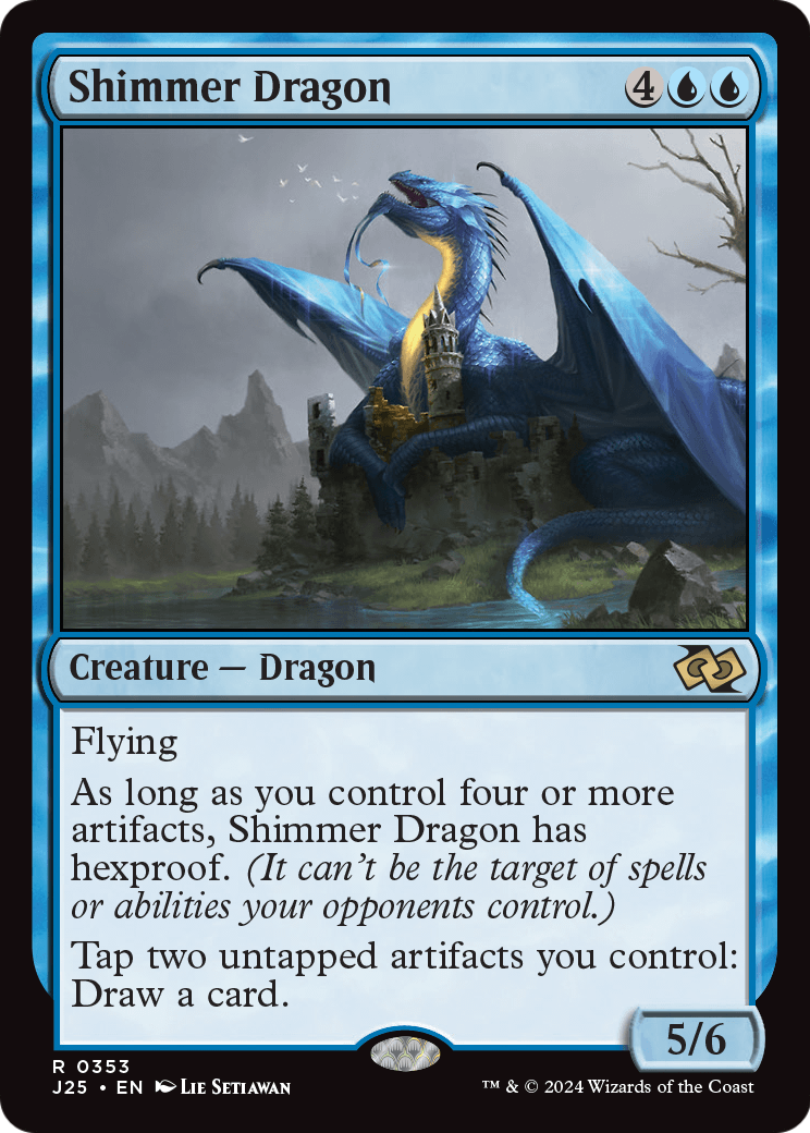 Shimmer Dragon (J25-353) - Foundations Jumpstart