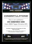 2024 Topps Chrome UFC UFC Signatures Dan Hooker Auto #FNA-DHO