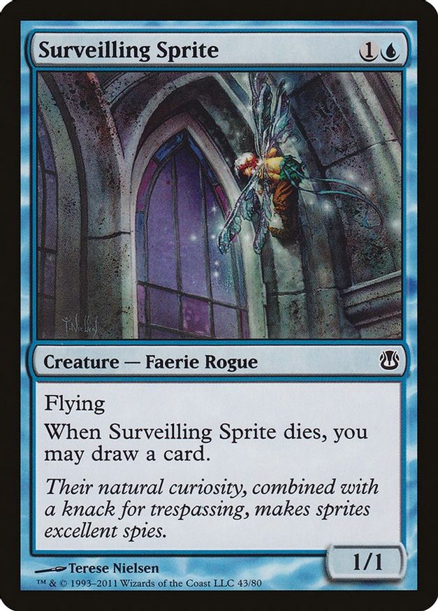 Surveilling Sprite | 43 | Duel Decks: Ajani vs. Nicol Bolas