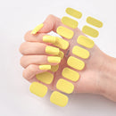 Nailart Sticker Pure Solid Color Self Adhesive