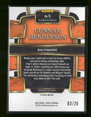 2024 Panini Select Tie-Dye Prizms Gunnar Henderson #/25 #5