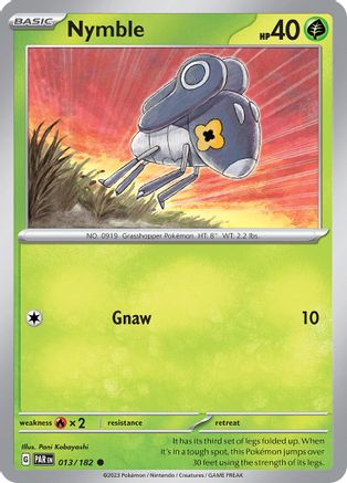 Nymble 013/182 - SV04 Paradox Rift Reverse Holofoil