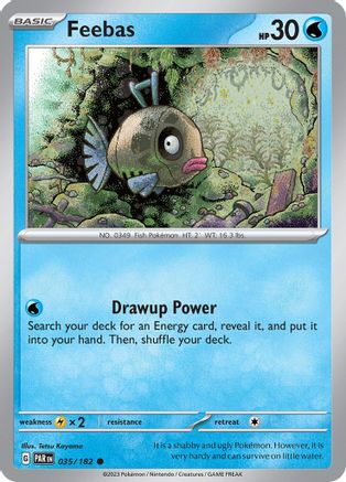 Feebas 035/182 - SV04 Paradox Rift Reverse Holofoil