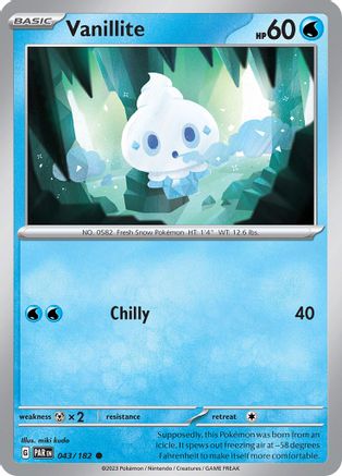 Vanillite 043/182 - SV04 Paradox Rift