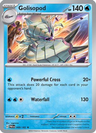 Golisopod 049/182 - SV04 Paradox Rift Reverse Holofoil
