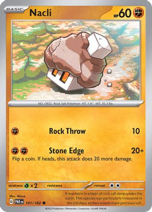 Nacli 101/182 - SV04 Paradox Rift Reverse Holofoil