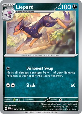Liepard 115/182 - SV04 Paradox Rift