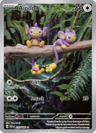 Aipom 211/182 - SV04 Paradox Rift Holofoil