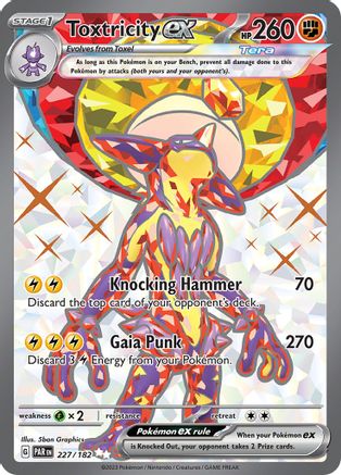 Toxtricity ex 227/182 - SV04 Paradox Rift Holofoil
