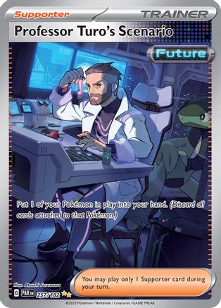 Professor Turo's Scenario 257/182 - SV04 Paradox Rift Holofoil