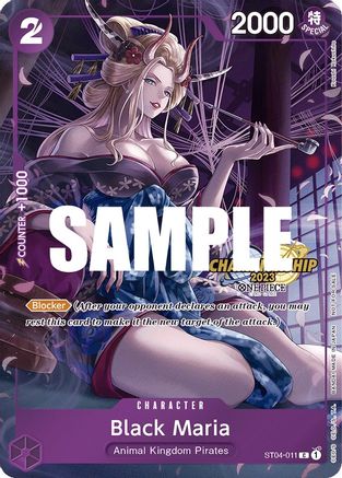 Black Maria (CS 2023 Celebration Pack) (ST04-011) - One Piece Promotion Cards Foil