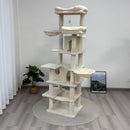 68-Inch Multi-Level Cat Tree Tower with Hammocks & Scratching Posts