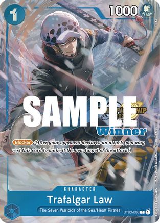 Trafalgar Law (CS 2023 Top Players Pack) [Winner] (ST03-008) - One Piece Promotion Cards Foil