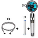 Turbo Propeller Shower Head Handheld High Pressure