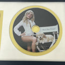 Sabrina Carpenter Signed CD Insert Frame PSA Autographed Man's Best Friend