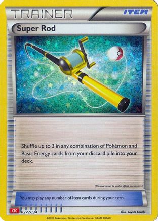 Super Rod (CLC) 027/034 - Trading Card Game Classic Holofoil