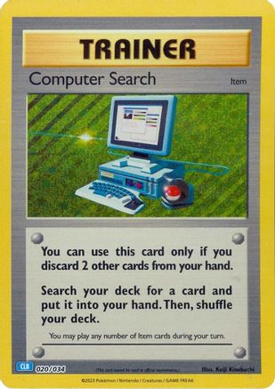 Computer Search (CLB) 020/034 - Trading Card Game Classic Holofoil