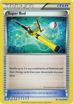 Super Rod (CLB) 028/034 - Trading Card Game Classic Holofoil
