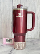 ROSE GOLD MACRAME Tumbler Boot -fits 20-40oz