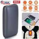 Electric Double Sided Hand Warmer 10000mAh Battery Backup Power Bank Rechargeable Hand Heater with 3 Temperature Levels Portable Pocket Warmer