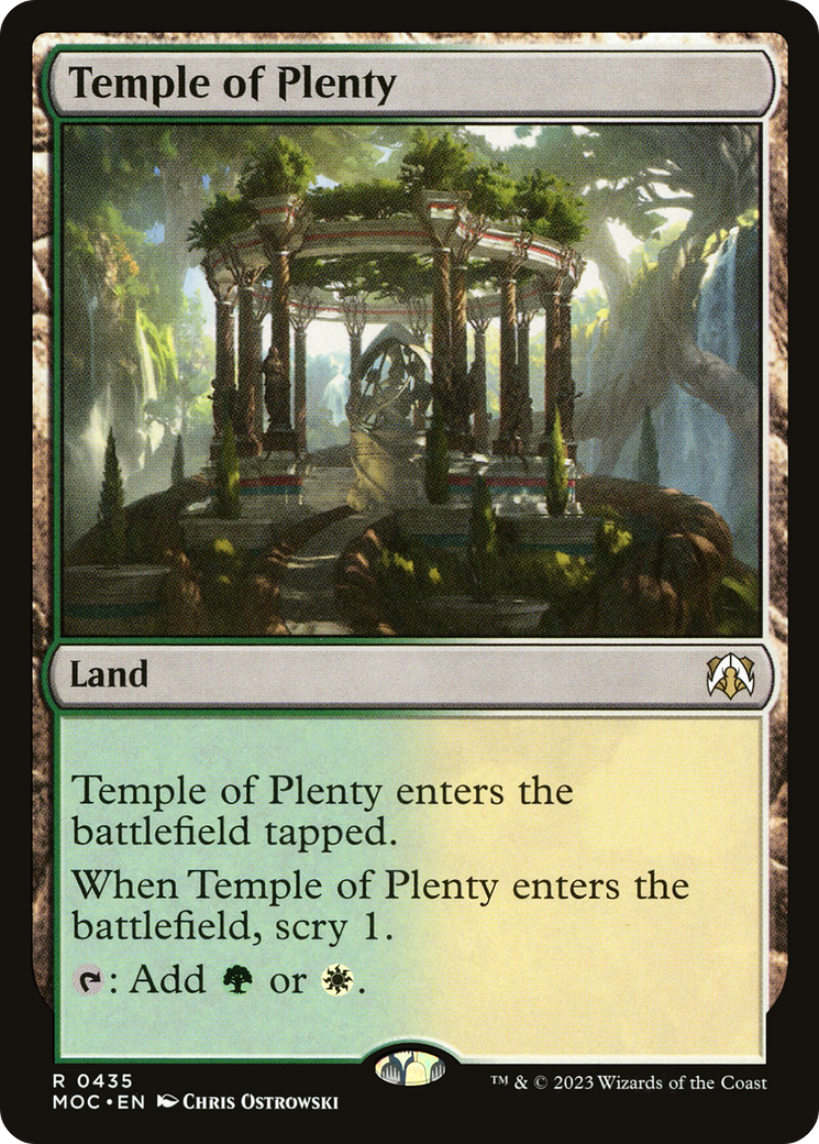 Temple of Plenty (MOC-435) - March of the Machine Commander
