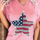 Women's Round Neck Loose Short Sleeve