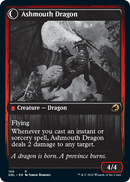 Smoldering Egg // Ashmouth Dragon (DBL-159) - Innistrad: Double Feature: (Double Faced Transform)