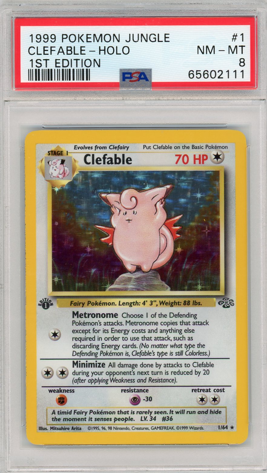 clefable pokemon card value Pokmon Card Game CLL 014/032 Clefable [2P] Moon Impact (90) Weakness / Resistance / Retreat Cost Clefable (41) 41/165 Price 2026