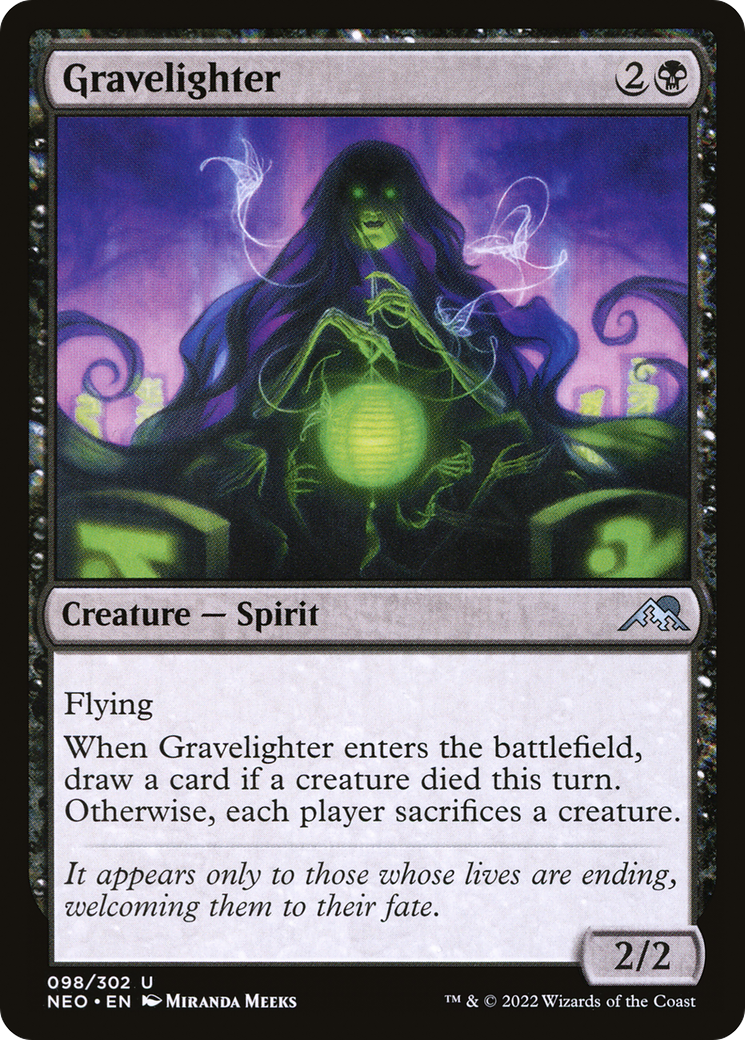 Gravelighter (NEO-098) - Kamigawa: Neon Dynasty Foil