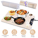 Food Warming Mat 23.6X15.8In 300W Fast Heating Electric Silicone Food Warmer With 14 Temp Levels 10Hrs Timer Settings Roll-Up Portable Hot Plates Heat