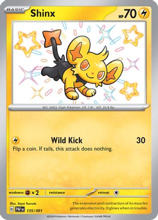 Shinx 135/091 - SV Paldean Fates Holofoil