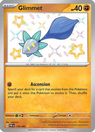 Glimmet 179/091 - SV Paldean Fates Holofoil