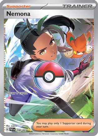 Nemona 238/091 - SV Paldean Fates Holofoil