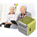 TD-V26 Portable Speaker Mini FM Radio Receiver MP3 Music Player
