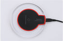 New Wireless Charging Dock Charger Crystal Round Charging Pad With Receiver For A-pple For Sanxing