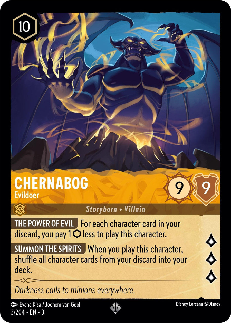 Chernabog - Evildoer (3/204) - Into the Inklands Cold Foil