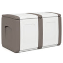 53 Gallon Patio Container with Lockable Lid for Packages and Garden