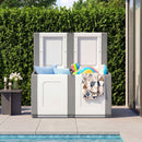 53 Gallon Patio Container with Lockable Lid for Packages and Garden