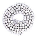 45.00ct Moissanite Tennis Necklace Sterling Silver